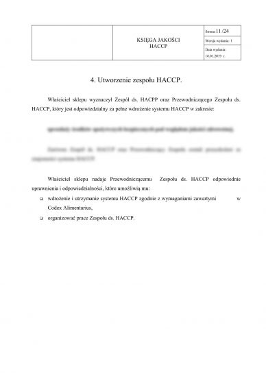 Hurtownia piekarnicza - Księga HACCP + GHP-GMP dla hurtowni piekarniczej 6