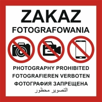 Tablica wojskowa - zakaz fotografowania 2