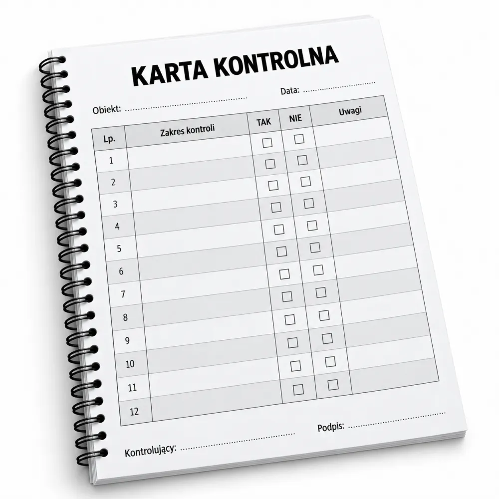 Karta kontroli mycia jaj