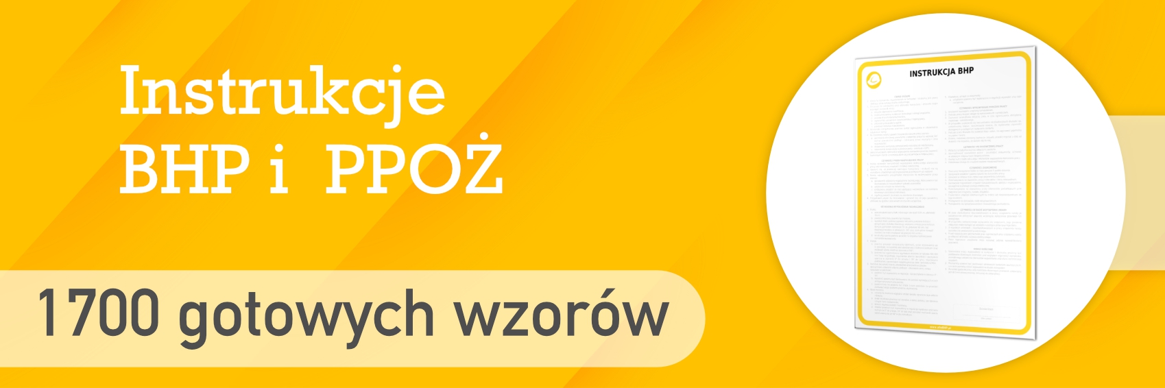 Instrukcje BHP i PPOŻ - 1700 gotowych instrukcji BHP w wersji planszowej i elektronicznej