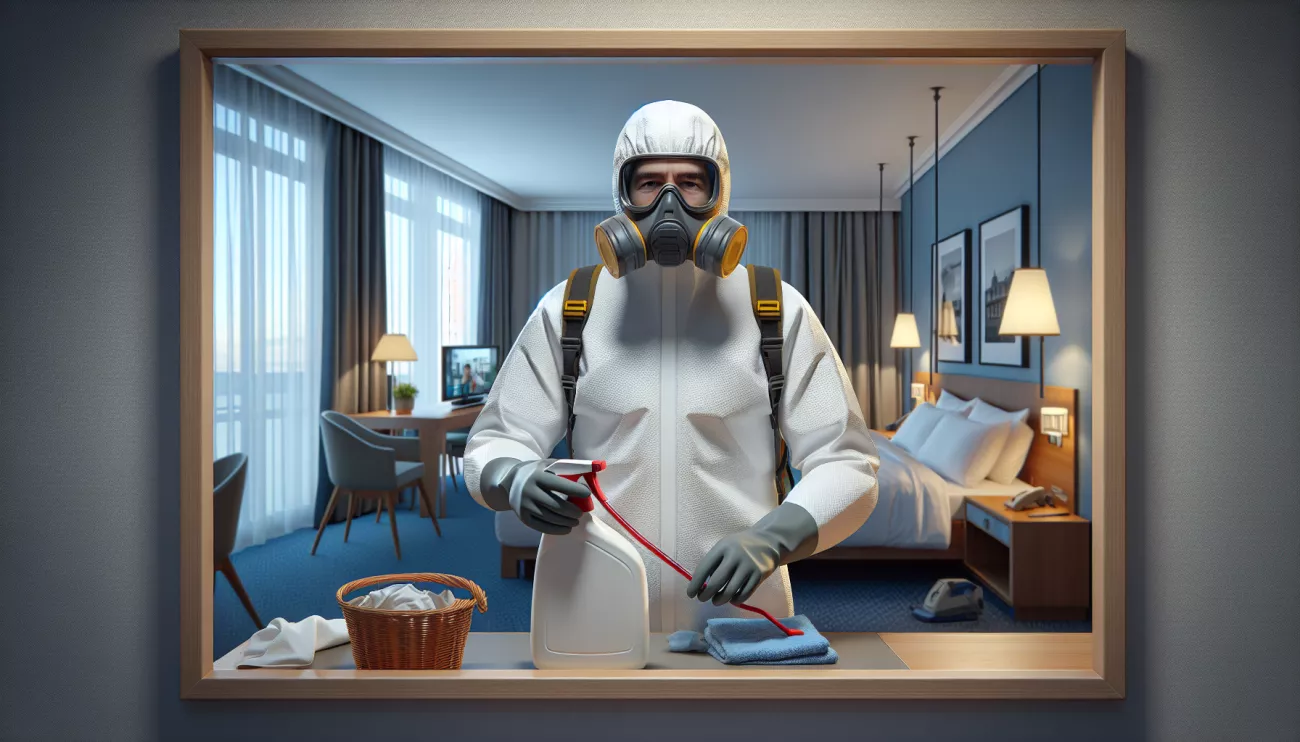 Zasady BHP przy sprzątaniu pokoi hotelowych – kontakt z chemikaliami