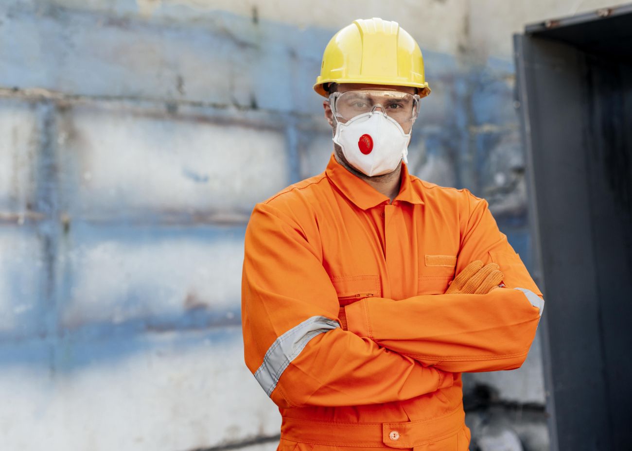 Ochrona słuchu, wzroku i układu oddechowego na placu budowy