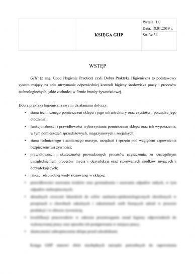 Kuchnia węgierska - Księga HACCP + GHP-GMP dla kuchni węgierskiej - GHP/GMP 2