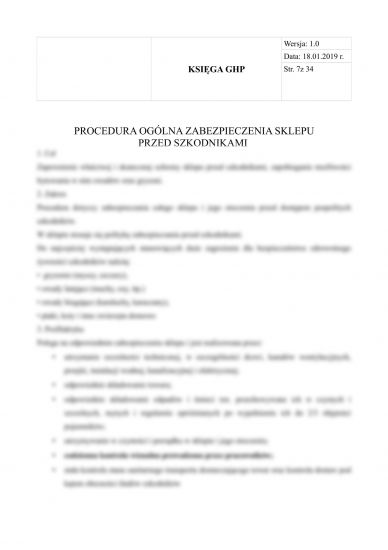Kuchnia węgierska - Księga HACCP + GHP-GMP dla kuchni węgierskiej - GHP/GMP 4
