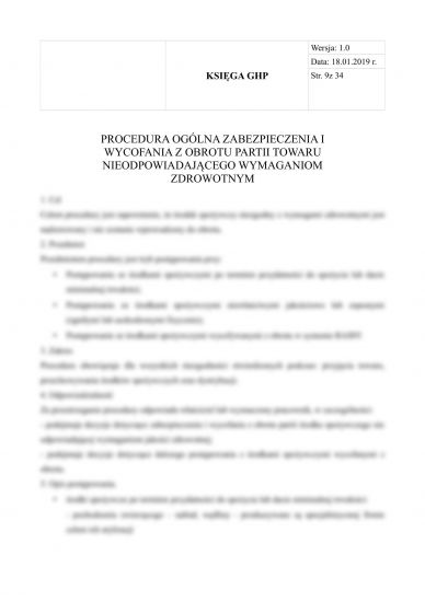 Kuchnia chorwacka - Księga GHP-GMP dla kuchni chorwackiej - GHP/GMP 5