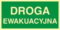 Znak droga ewakuacyjna