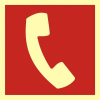 Znak telefon do u偶ycia w stanie zagro偶enia
