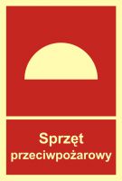 Znak sprzęt przeciwpożarowy