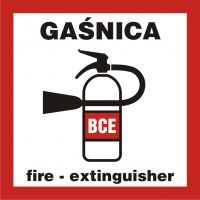 Znak gaśnica 4