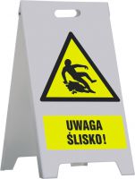 Stojak ze znakami - potykacz (dowolna grafika) - mały 30 x 42 cm