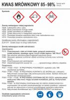 Znak kwas mrówkowy techniczny 85%