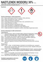 Znak nadtlenek wodoru 15%