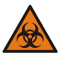 Znak substancja stwarzaj膮ca zagro偶enie biologiczne 2