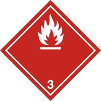 Znak materiały ciekłe zapalne 2