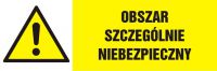 Znak obszar szczególnie niebezpieczny