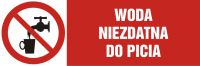 Znak woda niezdatna do picia 2