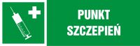 Znak punkt szczepień