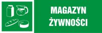 Znak magazyn żywności