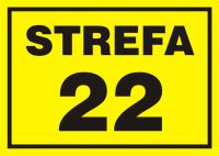Znak 22 Strefa zagrożenia wybuchem