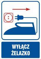 Znak wyłącz żelazko