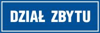 Tabliczka dział zbytu