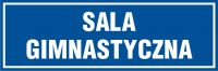 Tabliczka sala gimnastyczna
