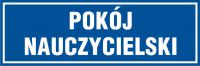 Tabliczka pok贸j nauczycielski