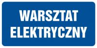Tabliczka warsztat elektryczny