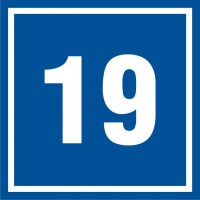 Tabliczka numer 19