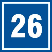 Tabliczka numer 26