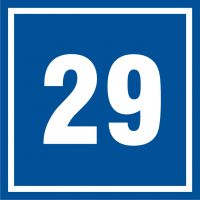 Tabliczka numer 29