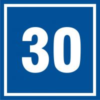 Tabliczka numer 30