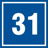 Tabliczka numer 31