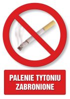 Znak palenie tytoniu zabronione 1