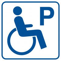 Znak parking dla inwalidów