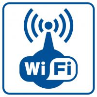 Znak strefa Wi - Fi