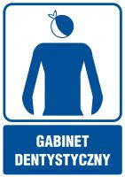 Znak gabinet dentystyczny