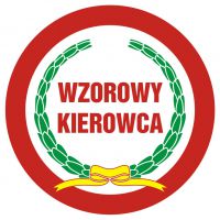 Naklejka wzorowy kierowca