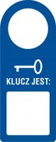 Zawieszka na klamkę klucz jest