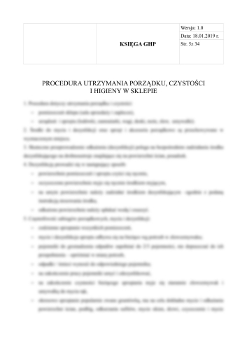 Lodziarnia - Księga HACCP + GHP-GMP dla lodziarni 8