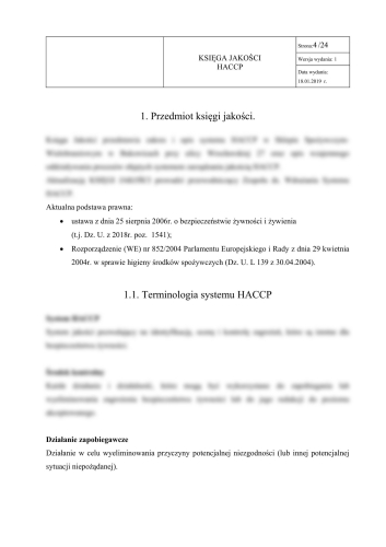 Lodziarnia - Księga HACCP + GHP-GMP dla lodziarni 3