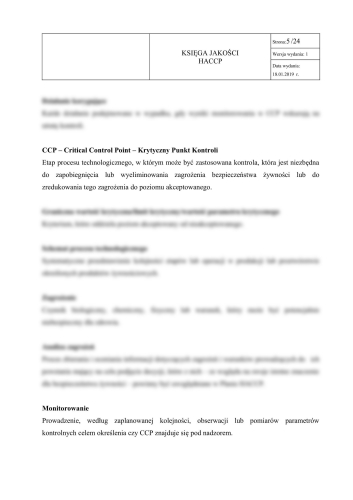 Lodziarnia - Księga HACCP + GHP-GMP dla lodziarni 4