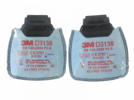 Filtr przeciwpyłowy 3M P3 SECURE CLICK D3138