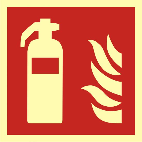Znak przeciwpożarowy - gaśnica 2