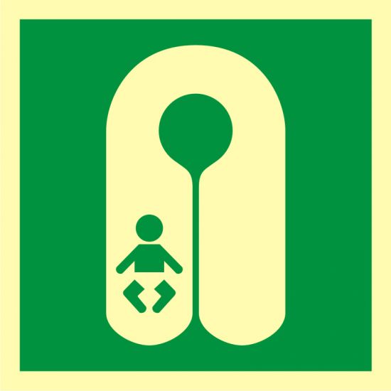 Znak morski - kamizelka ratunkowa dla niemowląt 2