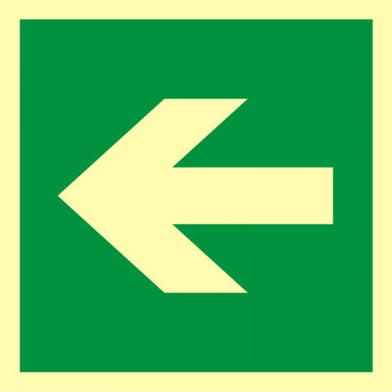 Znak ewakuacyjny - kierunek drogi ewakuacyjnej 2