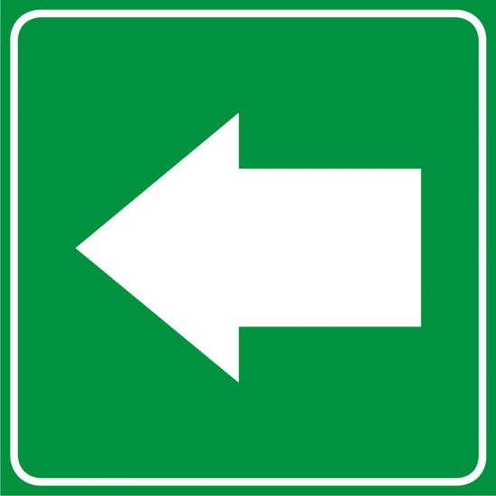 Tablica - kierunku stosowany łącznie ze znakami 021 i 022