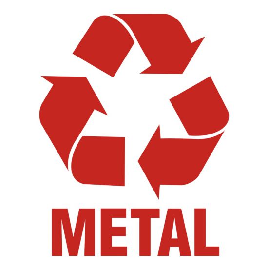 Znak na odpady - metal