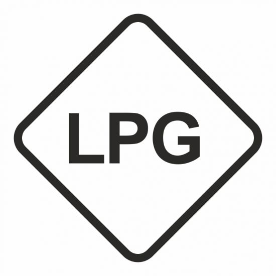 Znak - LPG - gaz napędowy - gaz płynny