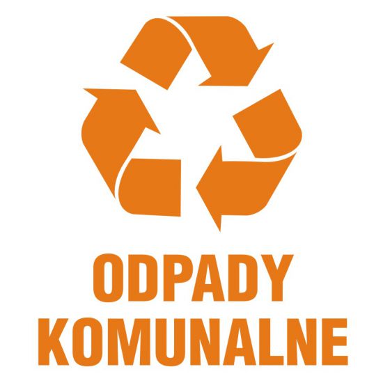 Znak na odpady - odpady komunalne